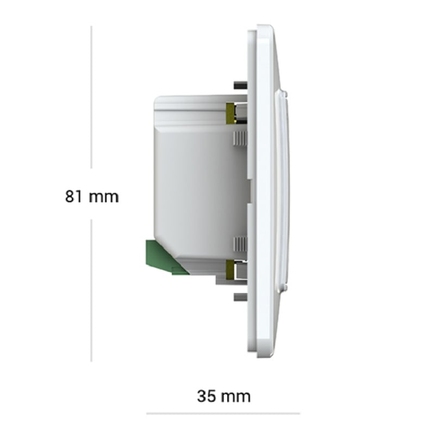 Сенсорный терморегулятор Terneo SX с Wi-Fi управлением, белый
