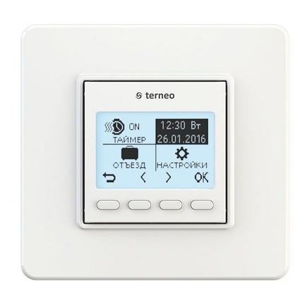 Программируемый терморегулятор Terneo Pro, белый