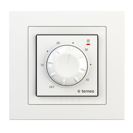 Терморегулятор Terneo RTP UNIC (белый) в рамки Schneider Electric UNICA