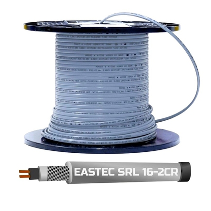 EASTEC SRL 16-2 CR M=16W, саморегулирующийся греющий кабель в оплетке